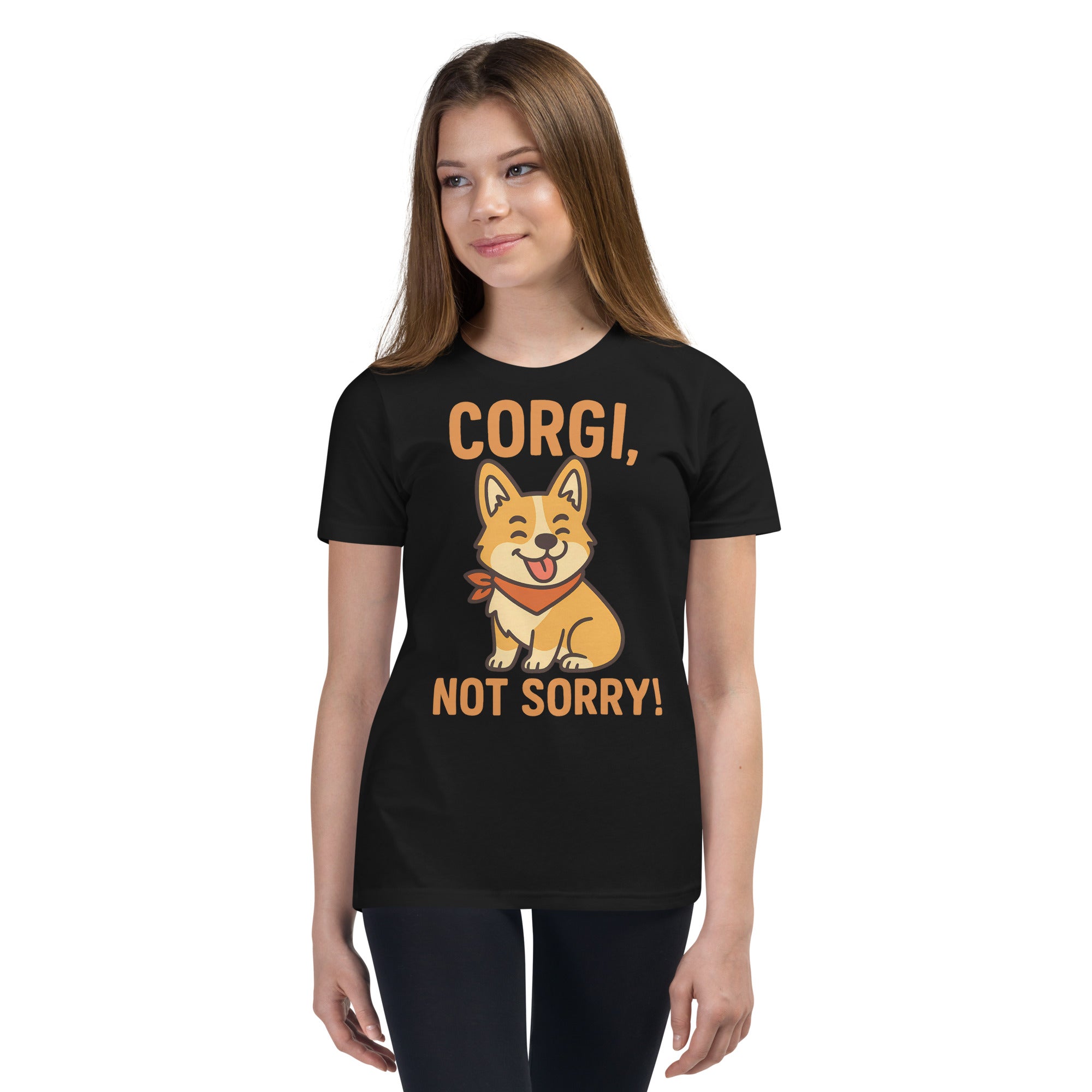 [RADINEO]★25SS★HAPPY WELSH CORGI SHORT SLEEVE T-SHIRT Loooooooong Corgi Unisex T-Shirt – Kiwihen Design